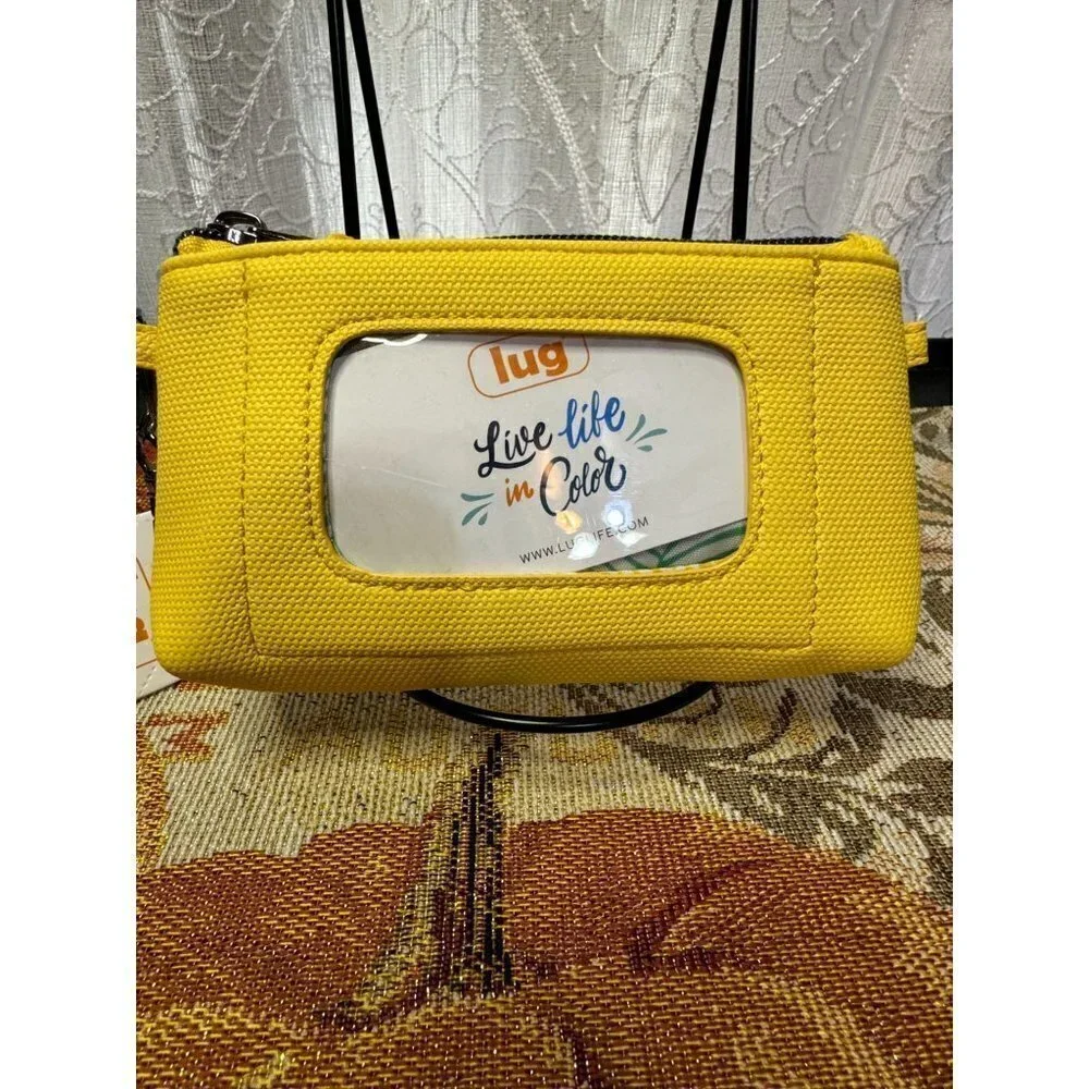 LUG NEW ITEM Metro XL IN MATTE LUXE ID Pouch w RFID- BANANNA - Picture 2 of 4